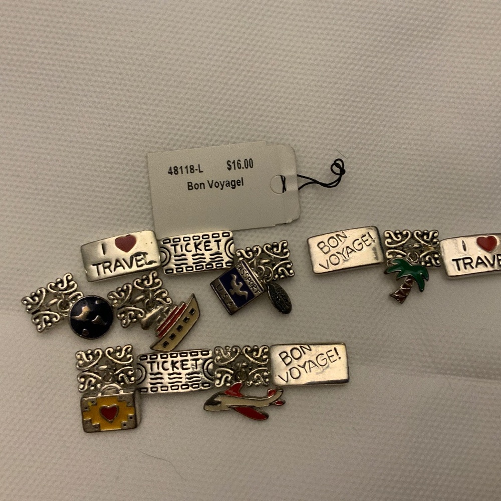 B6/ Beads for Cookie Lee Bracelet 48118  -large  Bon Voyage!